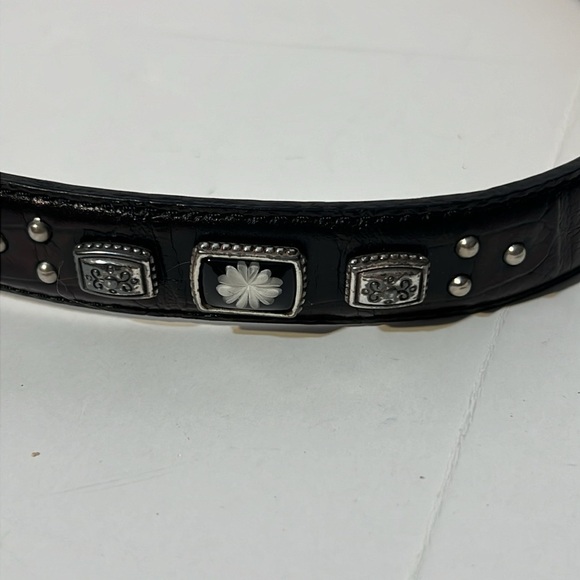 Brighton Women’s Black Belt Size Medium - Picture 6 of 11